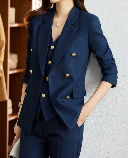 Dalia Completo Donna Elegante con Blazer e Pantaloni | Tre Pezzi, Tailleur Donna Elegante, Completi Eleganti Donna 3