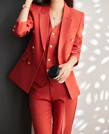 Dalia Completo Donna Elegante con Blazer e Pantaloni | Tre Pezzi, Tailleur Donna Elegante, Completi Eleganti Donna 4