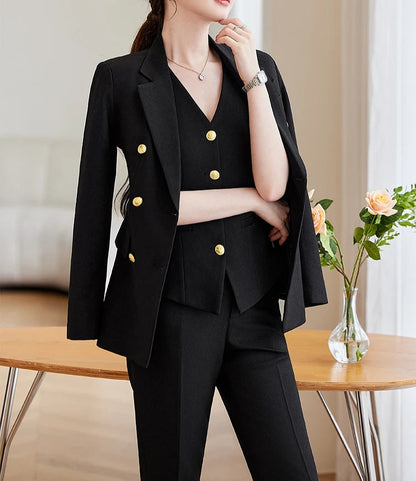 Dalia Completo Donna Elegante con Blazer e Pantaloni | Tre Pezzi, Tailleur Donna Elegante, Completi Eleganti Donna 6