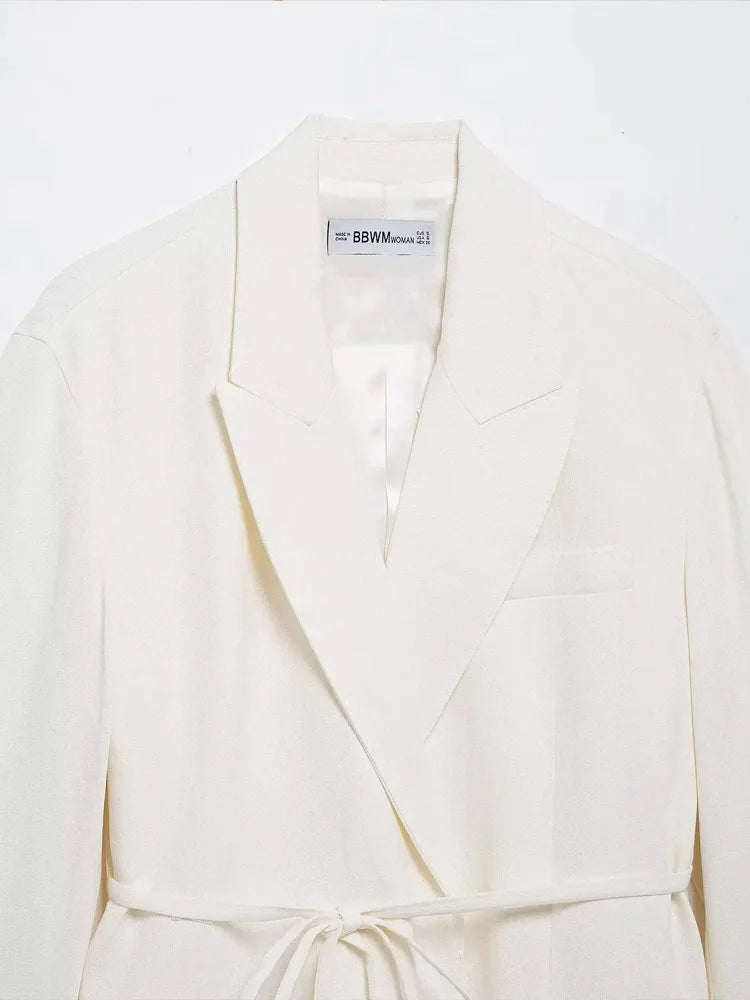 Dalia Completo Donna Elegante con Blazer e Pantaloni a Vita Alta | Completi Eleganti, Primaverile 4