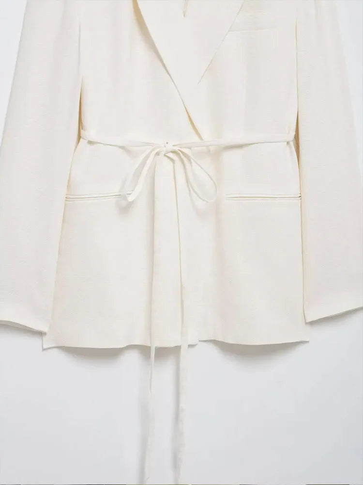 Dalia Completo Donna Elegante con Blazer e Pantaloni a Vita Alta | Completi Eleganti, Primaverile 5