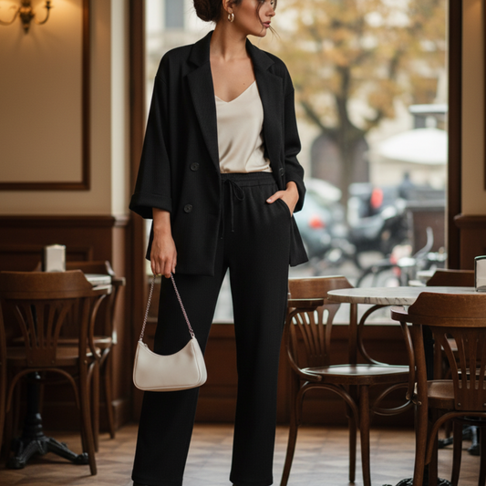 Caterina Completo da Donna con Blazer Doppiopetto | Vestibilità Ampia e Look Informale
