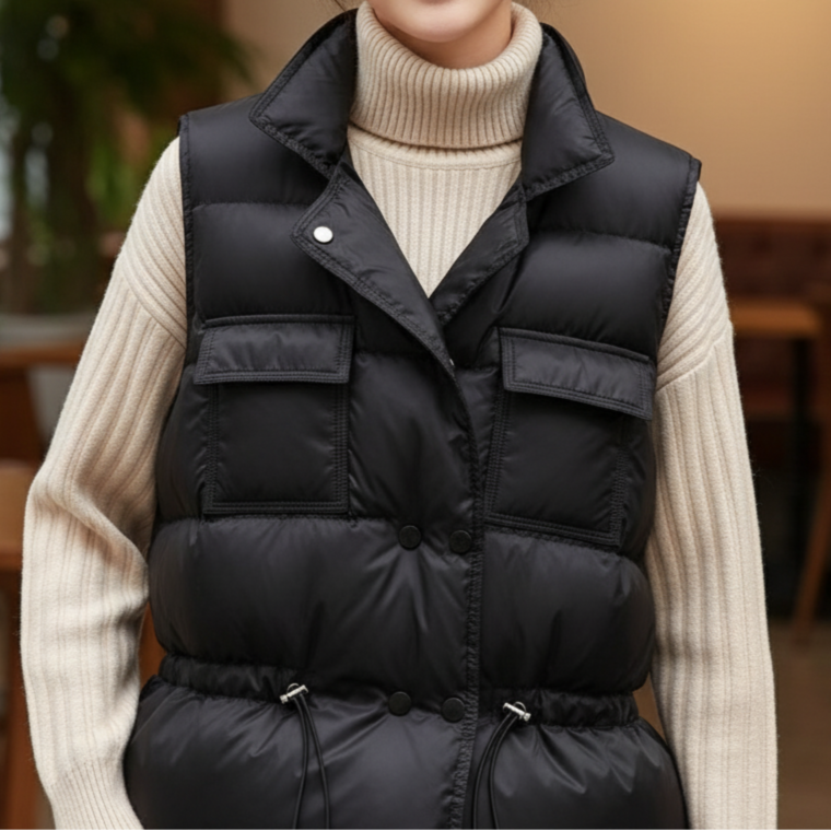 Dalia Gilet da Donna in Piumino d'Anatra | Leggero, Antivento, Caldo