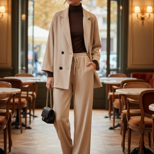 Caterina Completo da Donna con Blazer Doppiopetto | Vestibilità Ampia e Look Informale