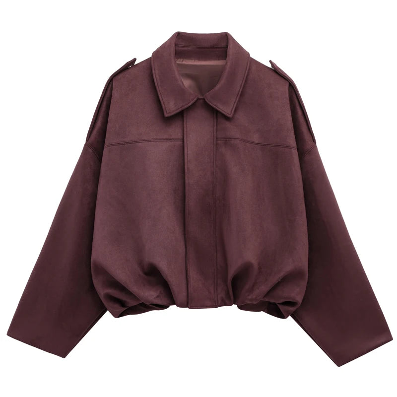 Haxo Giacche da Bomber in Pelle per Donna | Eleganti, Maniche Lunghe, Corto 8