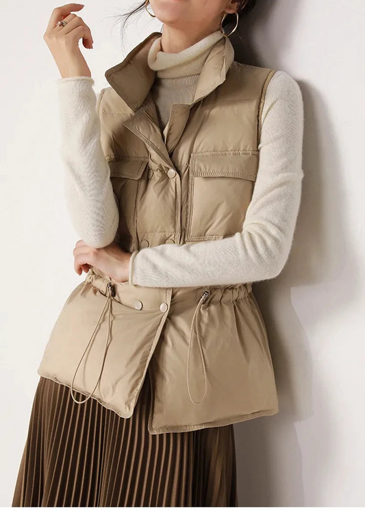 Lina Gilet da Donna Impermeabile in Piuma d'Oca | Leggero, Senza Maniche 1