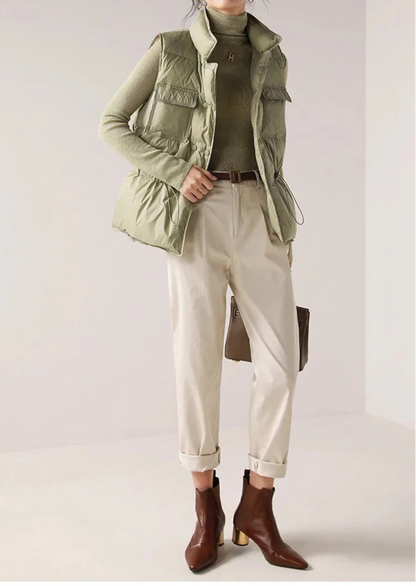 Lina Gilet da Donna Impermeabile in Piuma d'Oca | Leggero, Senza Maniche 4