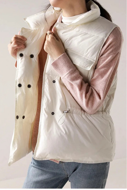 Lina Gilet da Donna Impermeabile in Piuma d'Oca | Leggero, Senza Maniche 5