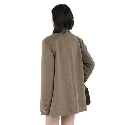 Liora Cappotto da Donna in Mistura di Lana con Taglio Classico | Caldo, Elegante 2