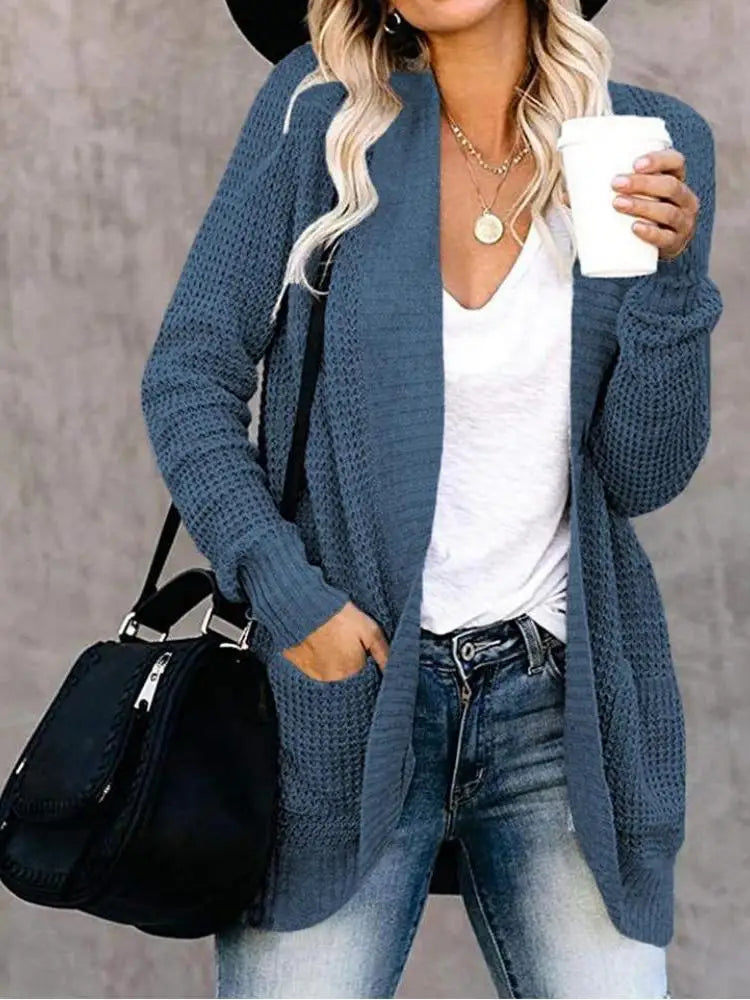 Lira Cardigan da Donna Autunnale con Design Curvo | Maglia Morbida, Casual 4