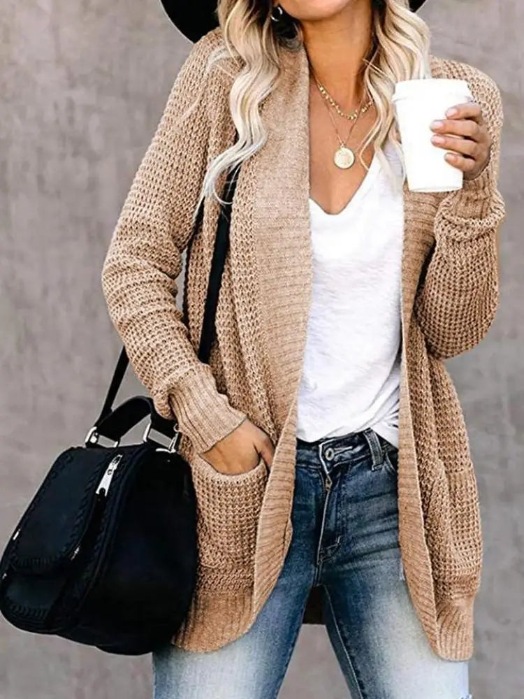 Lira Cardigan da Donna Autunnale con Design Curvo | Maglia Morbida, Casual 6