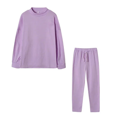 Lira Completo da Donna con Maglione Collo Alto | Casual, Monocromatico 11