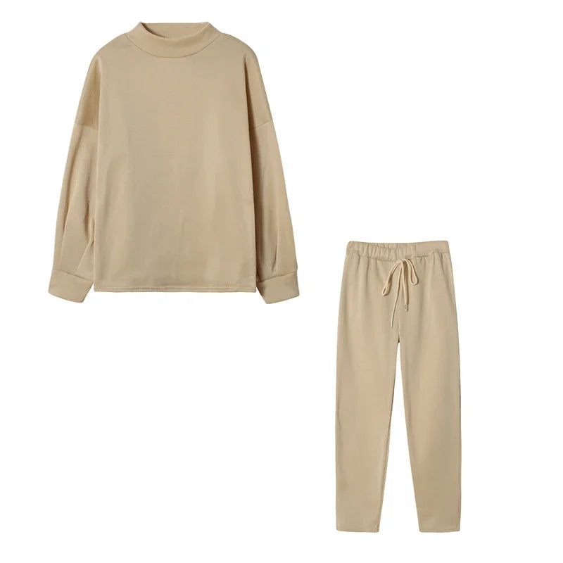 Lira Completo da Donna con Maglione Collo Alto | Casual, Monocromatico 5