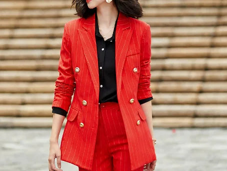Lirena Completo Donna Elegante con Giacca e Pantaloni | Tailleur Donna Elegante, Completi Eleganti Donna 13