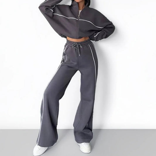 Livia Completo da Donna con Giacca Sportiva e Pantaloni Lunghi | Casual, Con Tasche 4