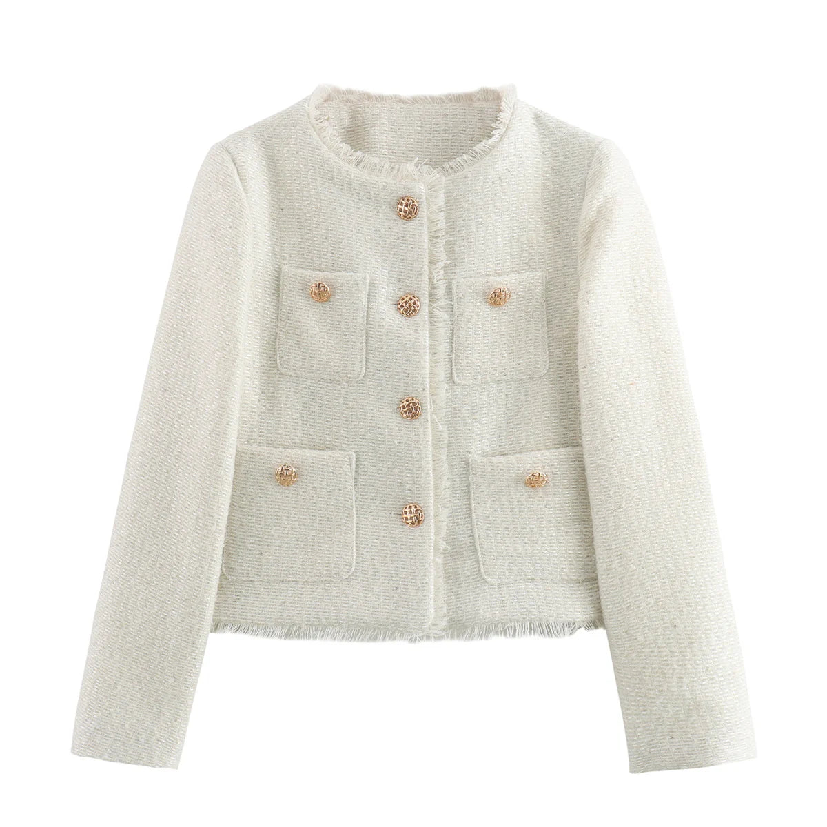 Livia Giacca da Donna Invernale in Tweed | Elegante, Maniche Lunghe 5