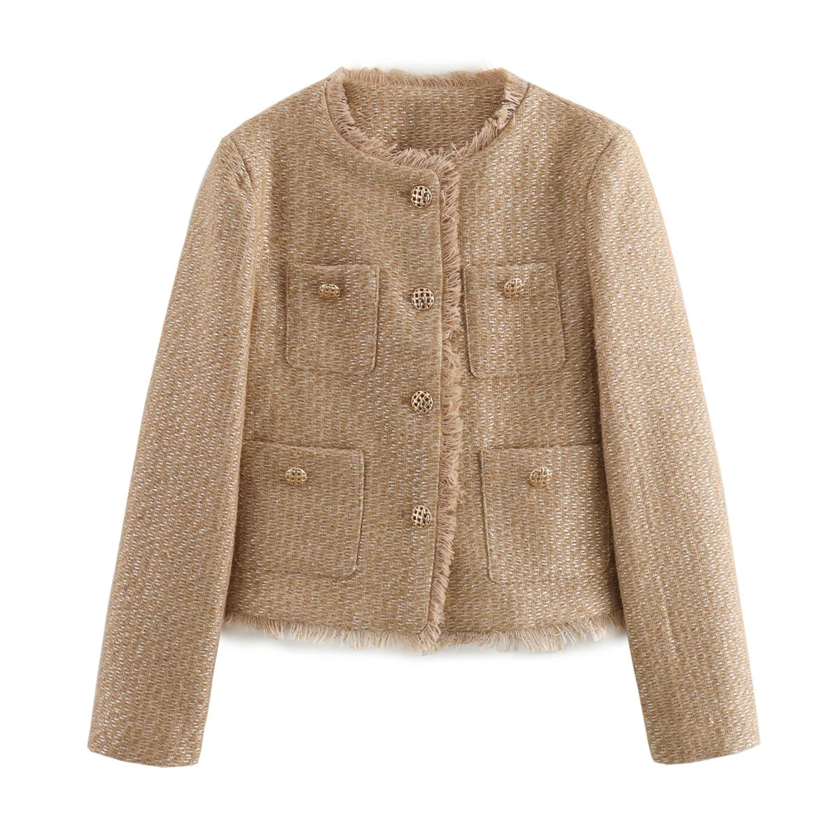Livia Giacca da Donna Invernale in Tweed | Elegante, Maniche Lunghe 6