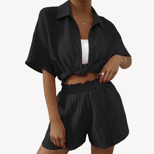 Lora Women's Coordinated Set | Lightweight Polyester, Relaxed Fit 0