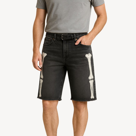 Luca Bermuda Uomo | 100% Cotone, Stile Y2K Oversize 1