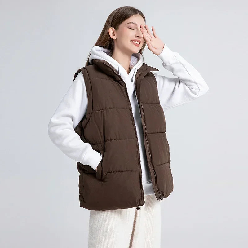 Luno Gilet da Donna in Piuma d'Oca Bianco | Caldo, Comodo 0
