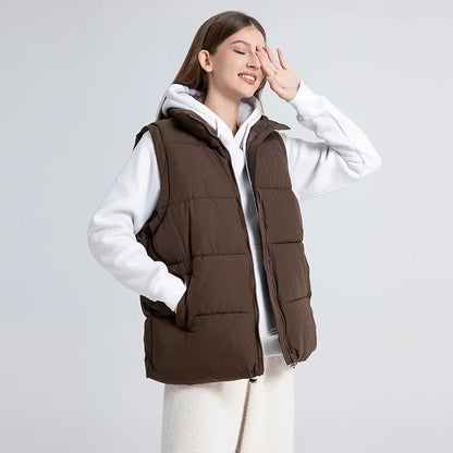 Luno Gilet da Donna in Piuma d'Oca Bianco | Caldo, Comodo 0