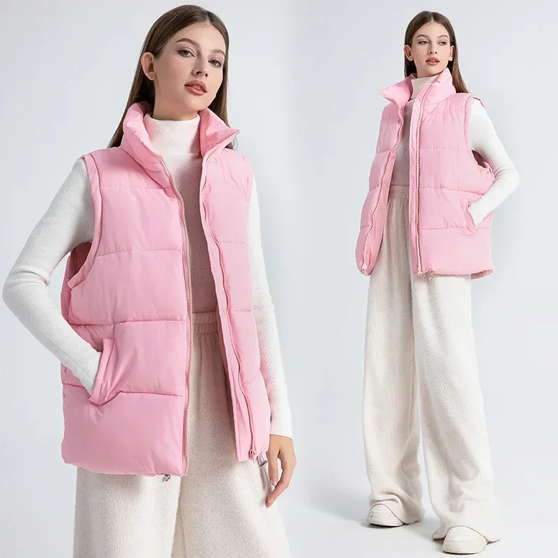 Luno Gilet da Donna in Piuma d'Oca Bianco | Caldo, Comodo 2