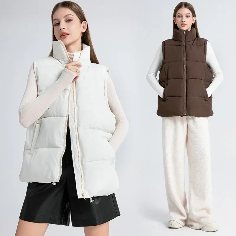 Luno Gilet da Donna in Piuma d'Oca Bianco | Caldo, Comodo 3