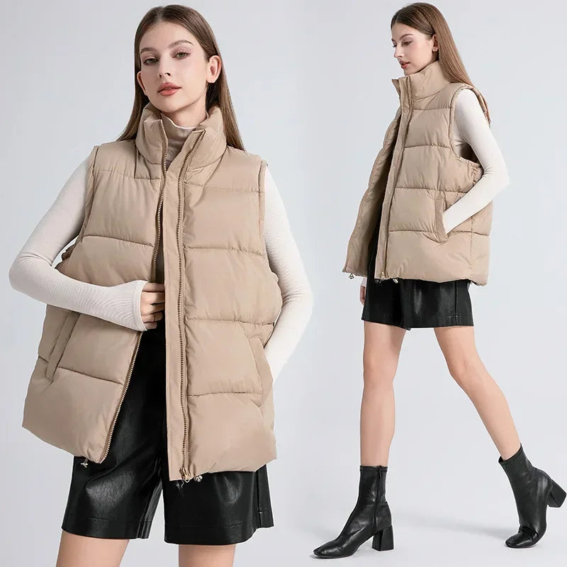 Luno Gilet da Donna in Piuma d'Oca Bianco | Caldo, Comodo 5