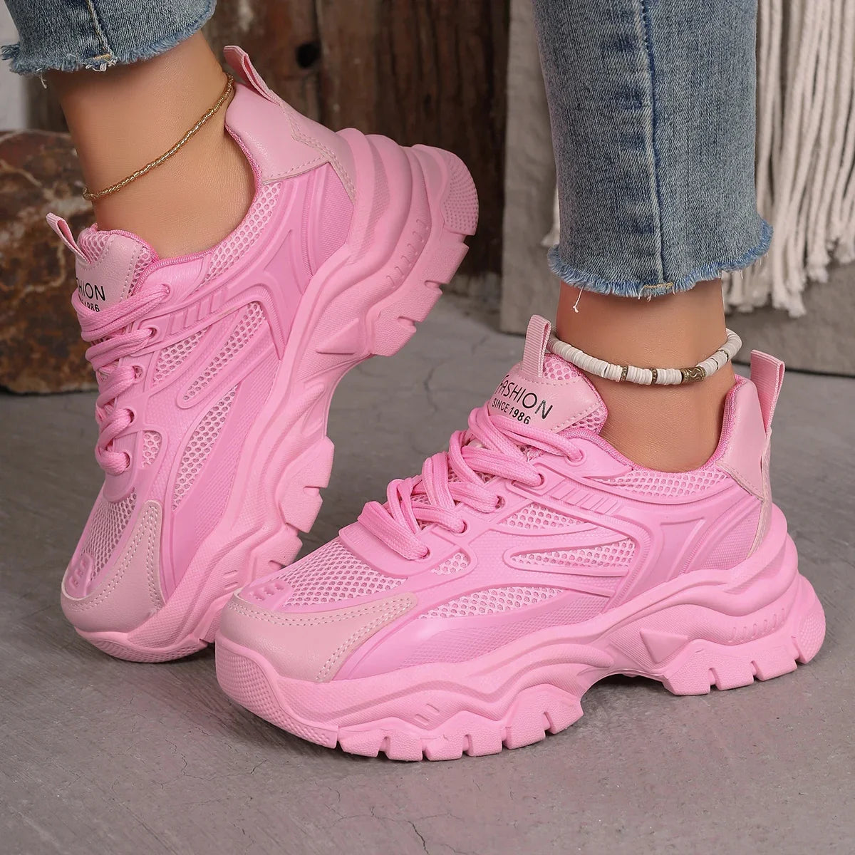 Luno Sneakers da Donna Chunky Sportive | Leggere, Design alla Moda 3