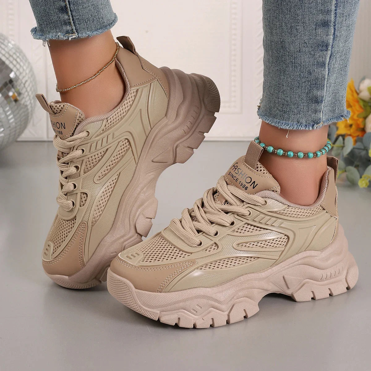 Luno Sneakers da Donna Chunky Sportive | Leggere, Design alla Moda 5