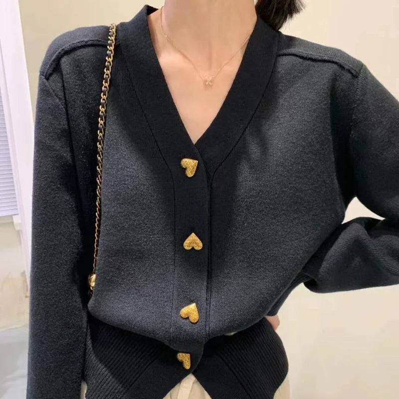Ravelo Cardigan Lungo Donna Elegante A V in Maglia Rossa | Morbido, Abbracciante 2