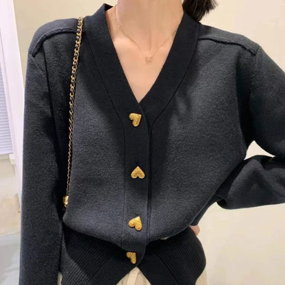 Ravelo Cardigan Lungo Donna Elegante A V in Maglia Rossa | Morbido, Abbracciante 2