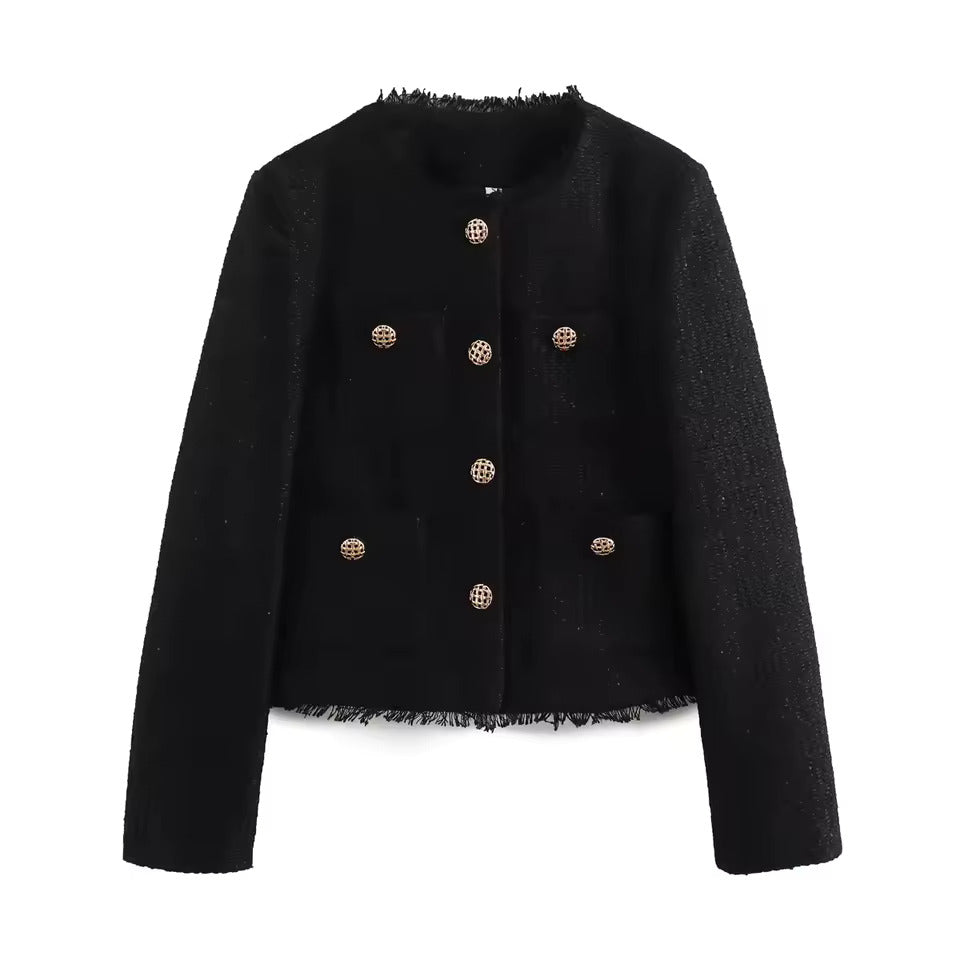 Valena Giacca da Donna in Tweed | In Lana, con Botton