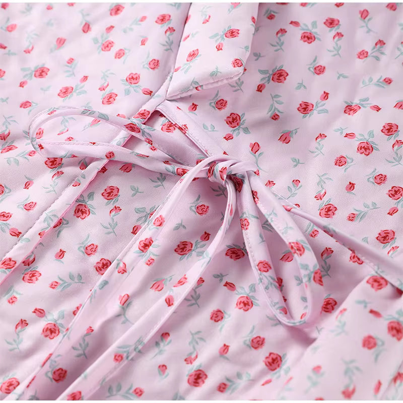 Florina Giacca Trapuntata da Donna con Stampa Floreale | Parka, con Lacci