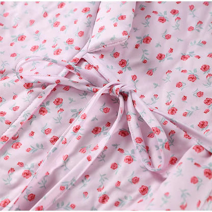 Florina Giacca Trapuntata da Donna con Stampa Floreale | Parka, con Lacci