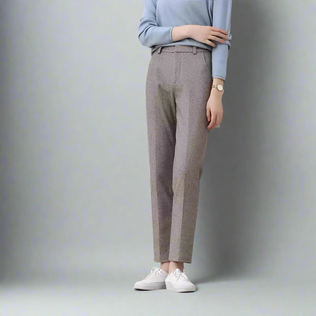 Tavia Pantaloni da Tweed Eleganti per Donna | Vita Alta, Effetto Snellente, Stile Professionale 2